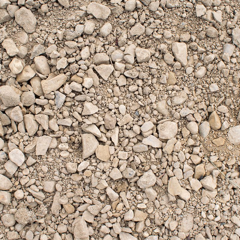 Base Gravel (25-28mm / 1.25&quot;), Size: 1/2 yard