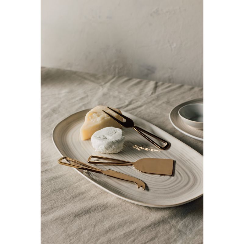 Danica - Cheese Knives Set of 3 - Gold