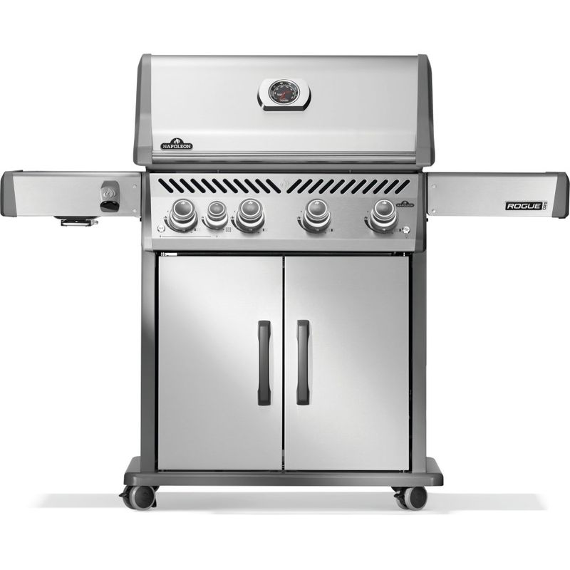 Napoleon - Rogue® PRO 525 Natural Gas Grill with Infrared Side Burner, Stainless Steel