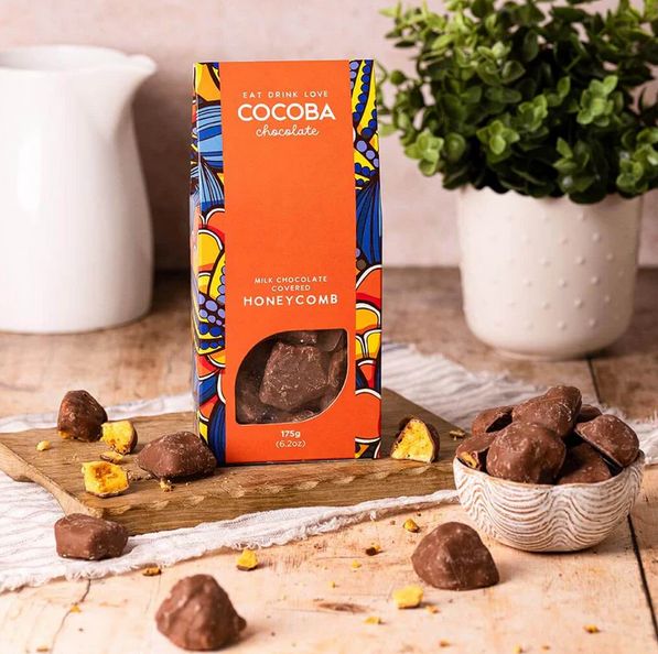 Cocoba - Milk Chocolate Covered Honeycomb - box