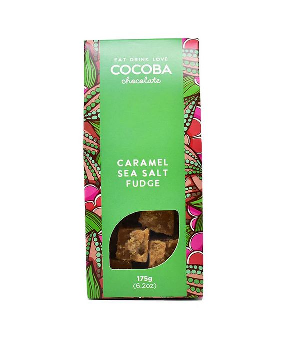 Cocoba - Caramel Sea Salt Fudge - box