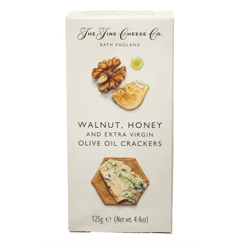 Fine Cheese Co - Extra Virgin Olive Oil Crackers Walnut Honey - box