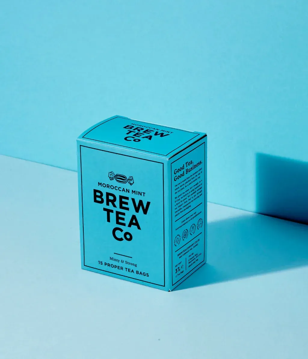 Brew Tea Co. - 15 Proper Tea Bags Moroccan Mint - BOX