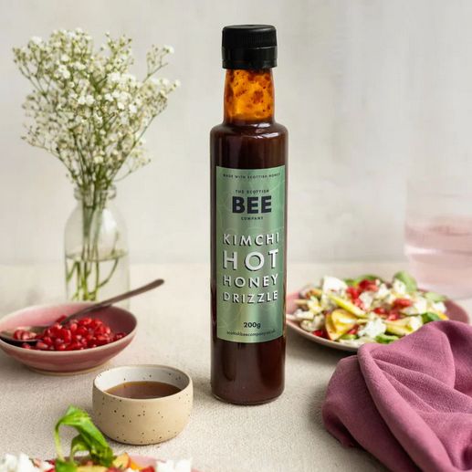 Scottish Bee Hot Honey Drizzle - Kimchi 200g - box