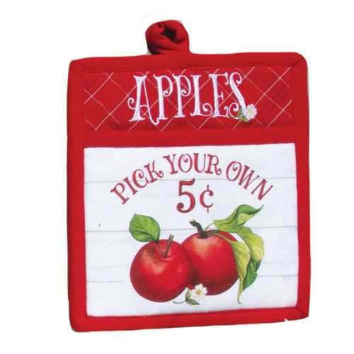 Apple Orchard Pocket Oven Mitt