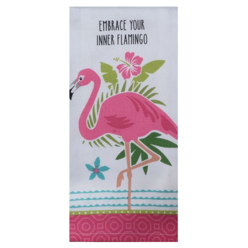 Flamingo Tea Towel
