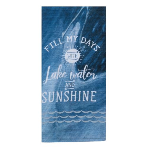 Lake Water Dishtowel Terry