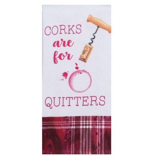 Ww Corks For Quitters Dishtowel Terry