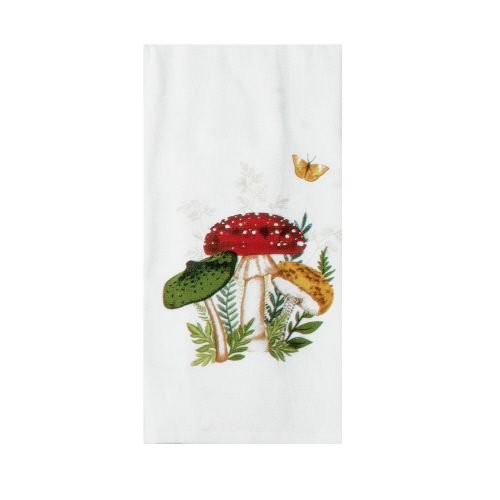 Mushroom Cluster Dishtowel Terry