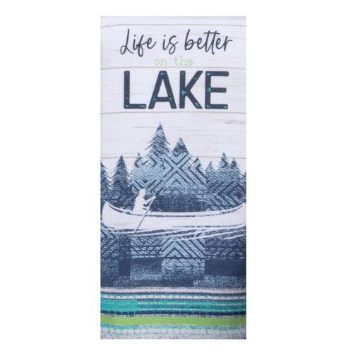 Lt Lake Canoe Dishtowel