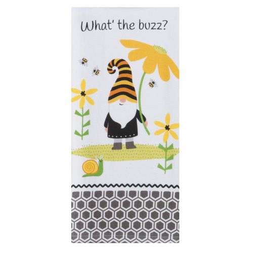 Stg What&#39;The Buzz Dishtowel Terry