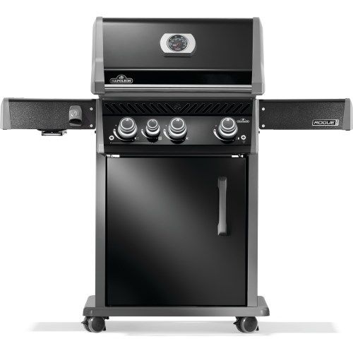 Napoleon - Rogue® PRO 425 Propane Gas Grill with Infrared Side Burner, Black