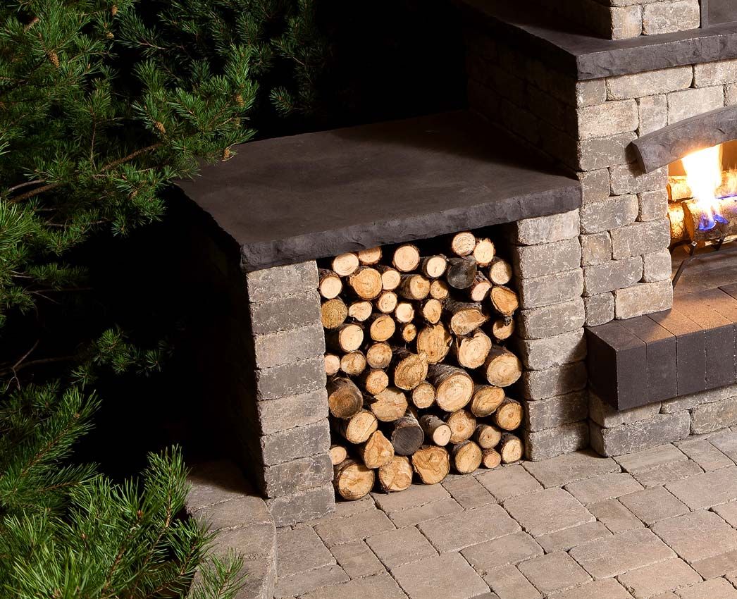 Quarry Stone Fireplace - Special Order Only