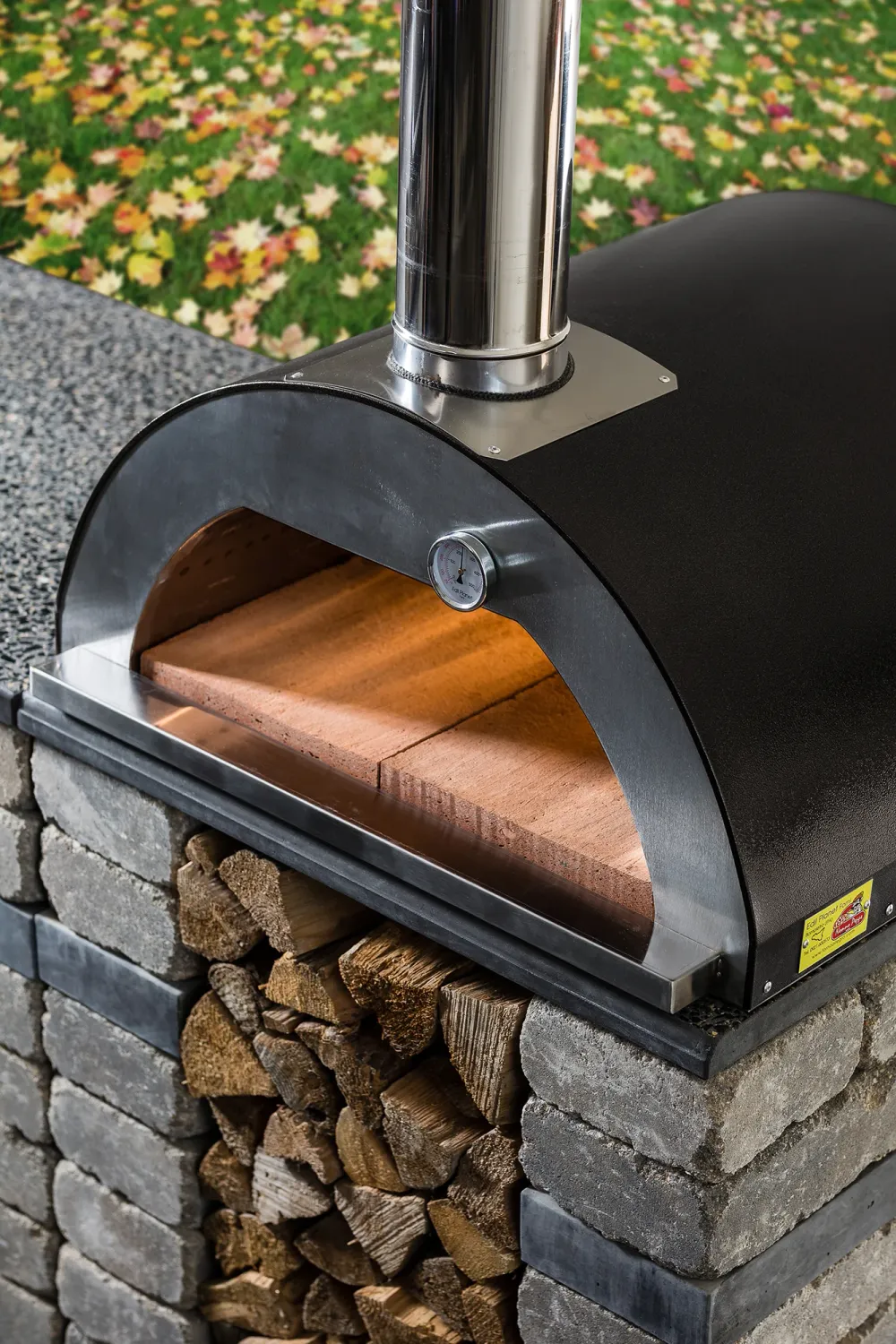 Quarry Stone Compact Pizza Oven Unit - Black - Special Order Only