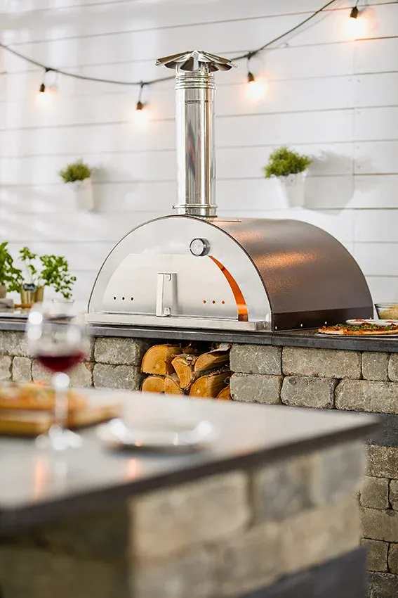 Quarry Stone Compact Pizza Oven Unit - Copper - Special Order Only