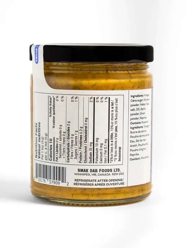 Hot &amp; Sweet Dill Mustard - 250ml