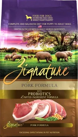 Zignature Dog LID GF Pork 25 lb