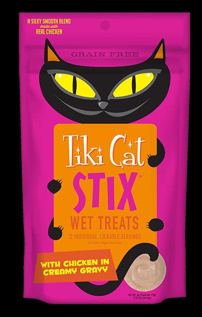 Tiki Cat - Chicken Stix Tubes 6pk - box