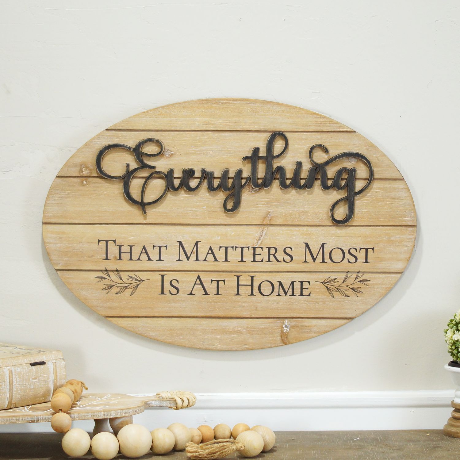 Wood Sign Everything