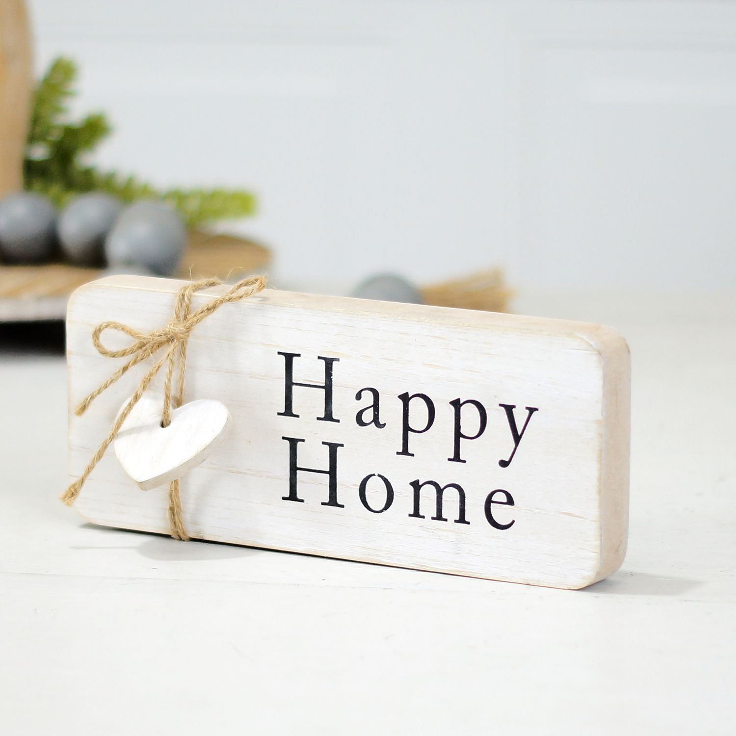Wood Sign Happy Home