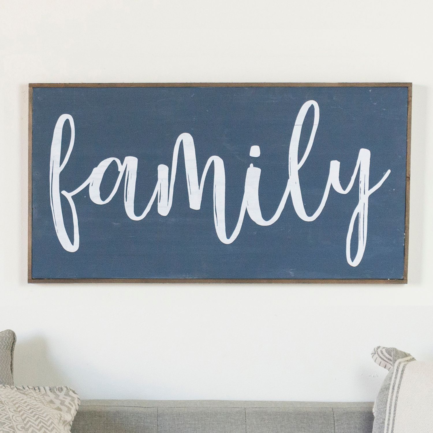 Wall Art Sign Family 32in