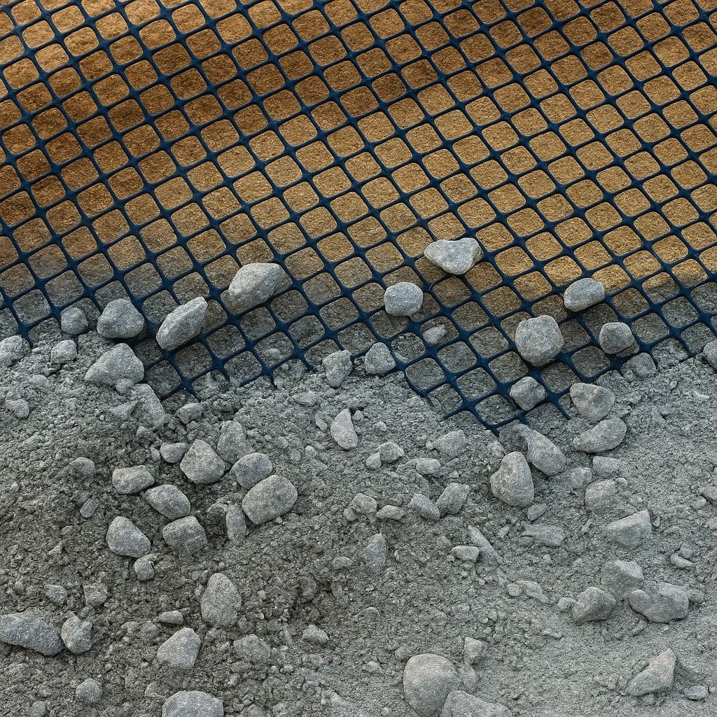 Expo GeoGrid AB Reinforcement Grid 4'x50'- Biaxial