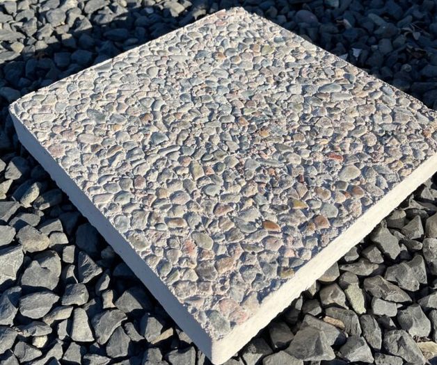 Exposed Square Patio Slab