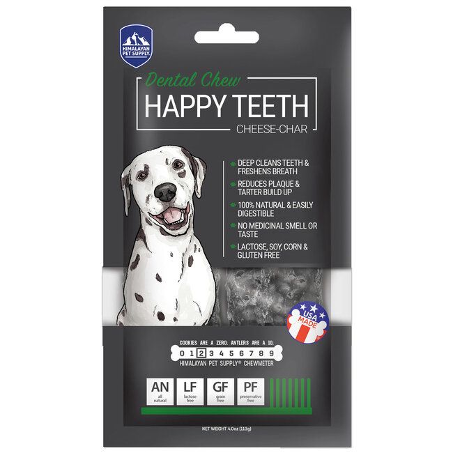 Happy Teeth - Cheese &amp; Charcoal 4oz