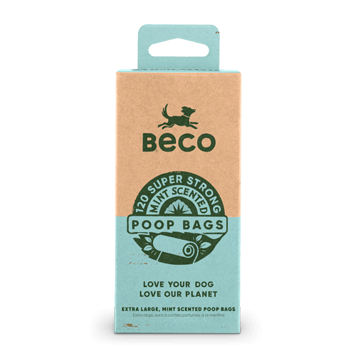 Mint Scented Degradable Poop Bags 120 Count
