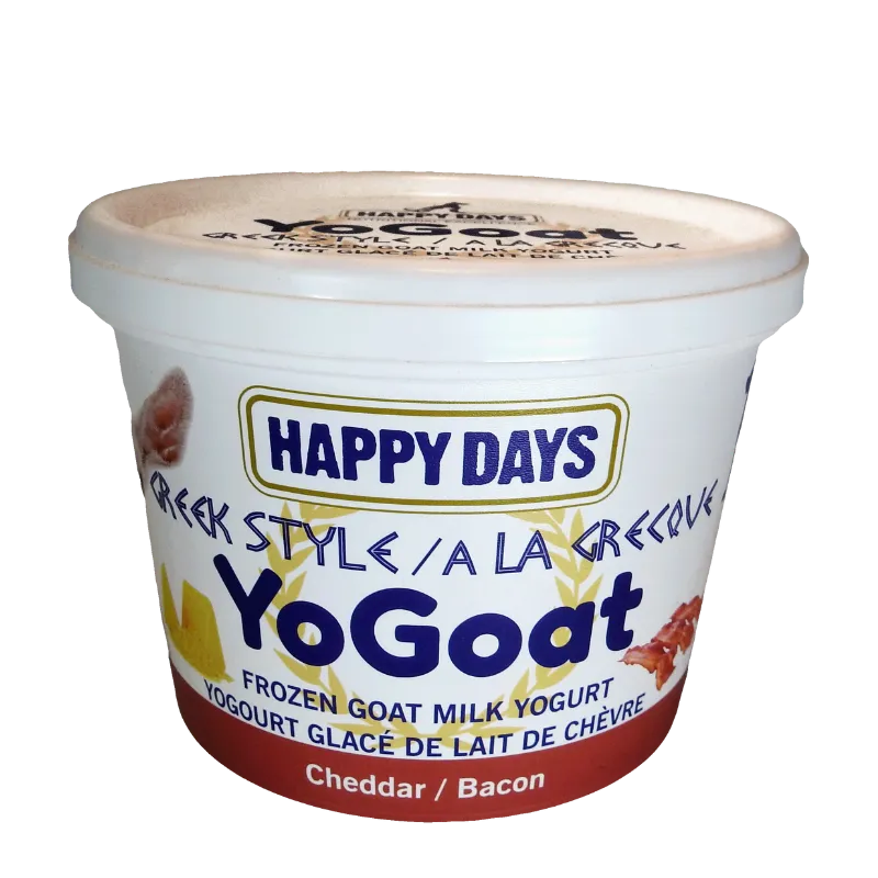 Frozen Greek Yogurt Bacon Cheddar 475g BOX OF 6