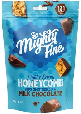 Mighty Fine - Milk Chocolate Honeycomb Dips - box