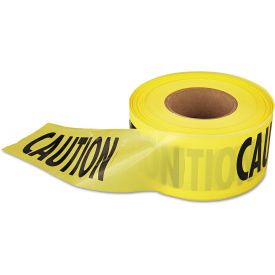 Workhorse Baricade Tape / Yellow ''CAUTION'' Tape, 3'' x 1000'