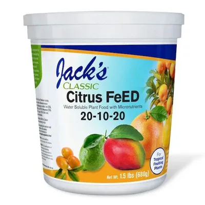 Jack&#39;s Classic Citrus Feed 20-10-20 1.5lb
