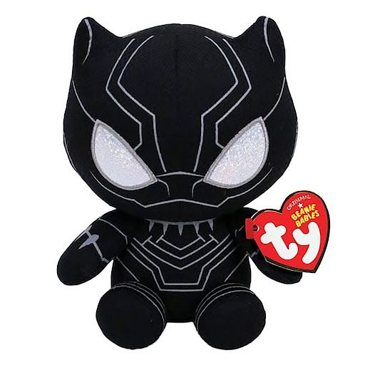 Ty Plush Black Panther Floppy