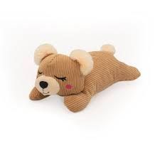 ZippyPaws Snooziez with Shhhqueaker Bear