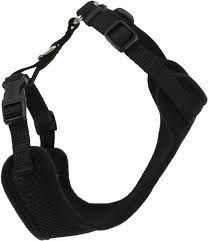 ComfortSoft Mesh Cat Harness with 6' Leash Black XSmall