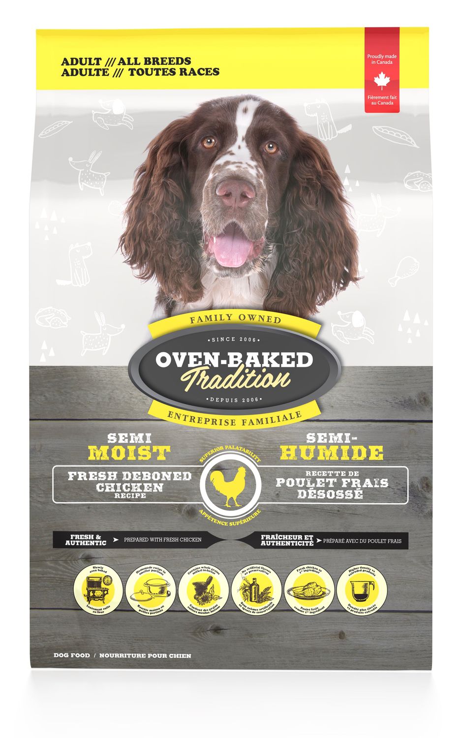 Oven-Baked Tradition Dog Semi Moist Chicken 20 lb