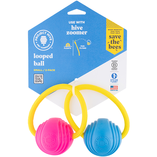 Project Hive Looped Ball Small Pink &amp; Blue 2pk
