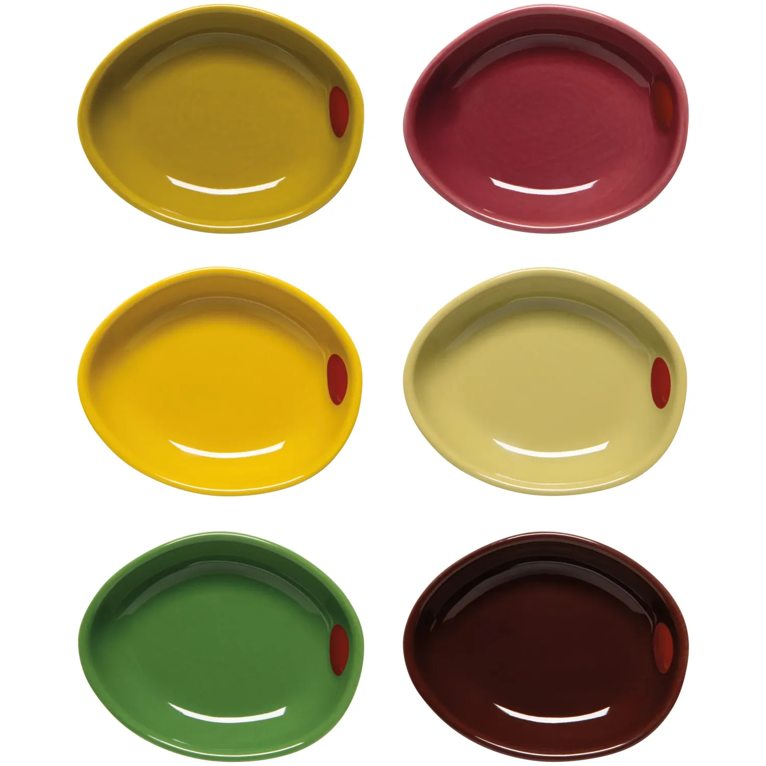 Danica - Pinch Bowl Set of 6 Olives
