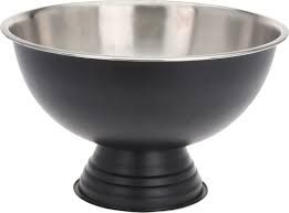 Bowl On Foot Stainless Steel