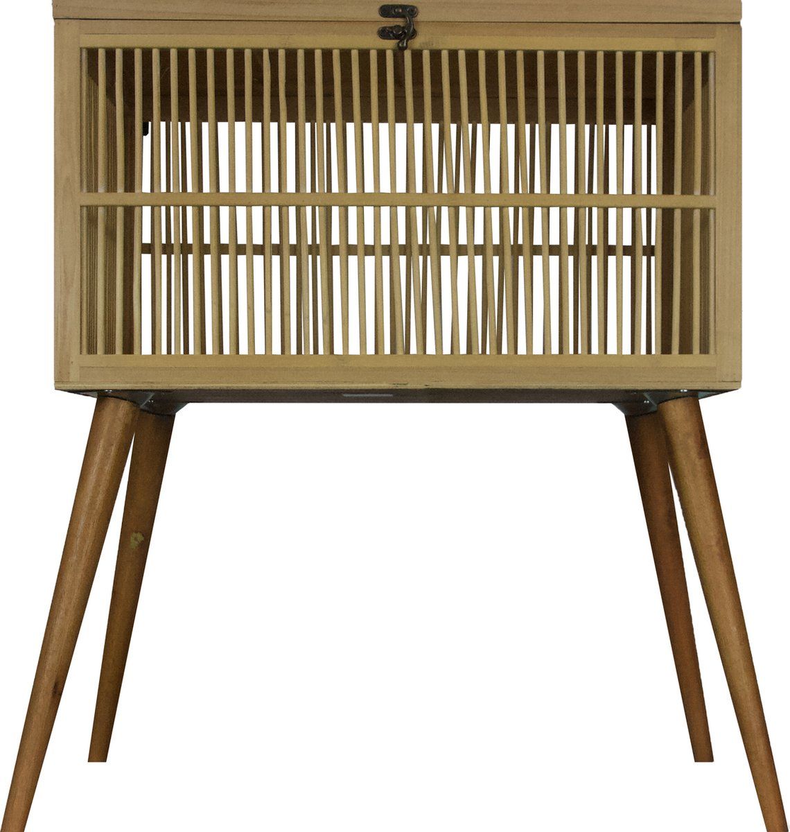 Open Cabinet Fir Wood, Color: Natural, Size: 55x37x61cm