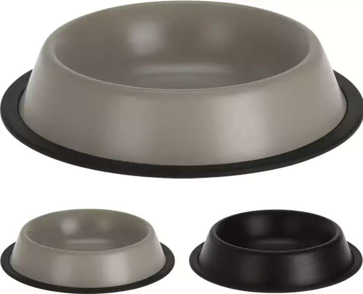 Dog Bowl Stainless Steel, Color: Metal, Size: 15cm