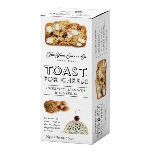 Fine Cheese Co - Cherry Almond Toast for Cheese Gluten Free - box