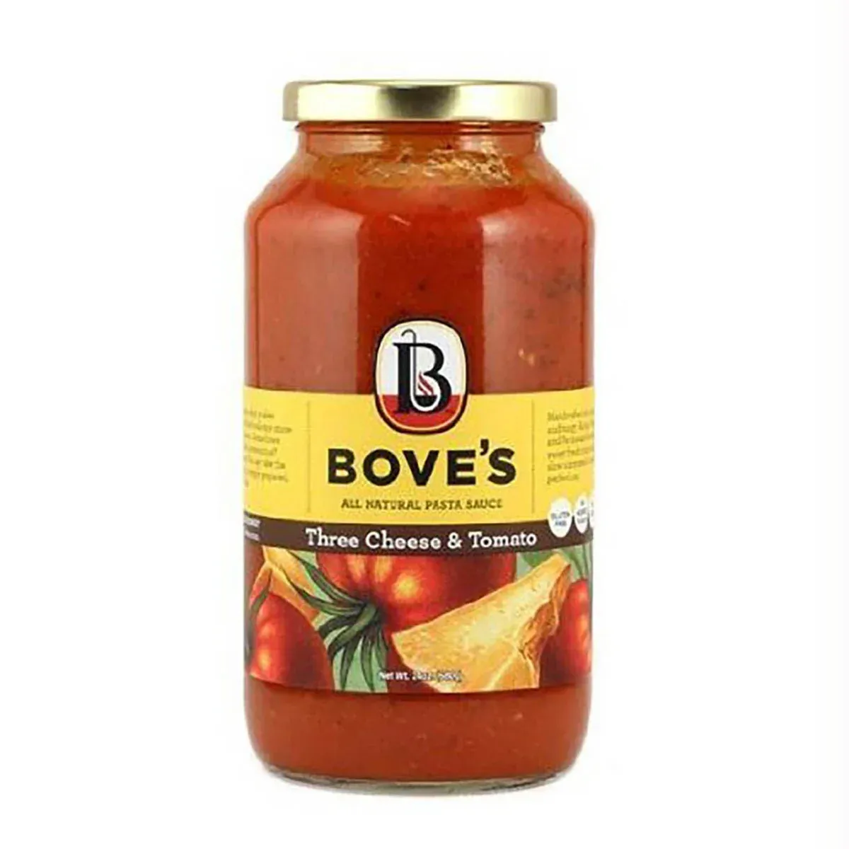 Boves Pasta Sauce 680g Three Cheese Tomato - box