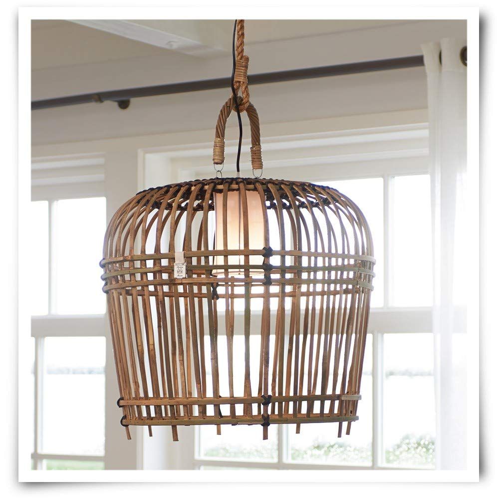 Bamboo Lampshade - Pendant Light