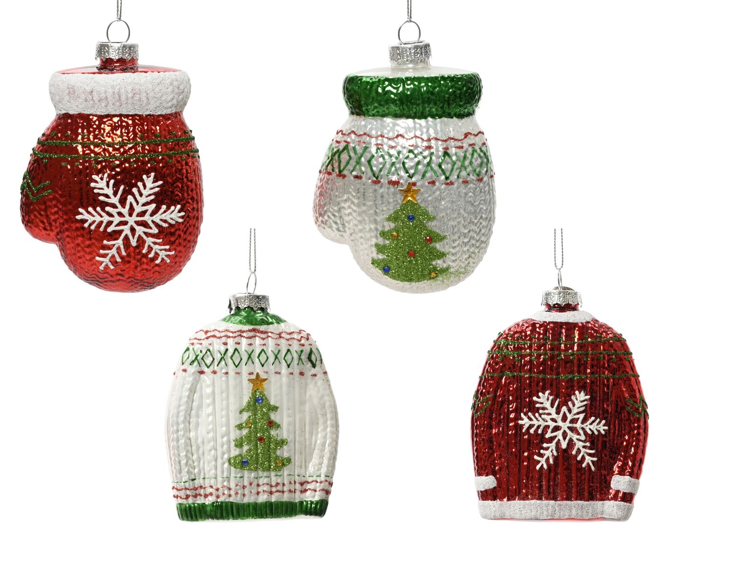 Xmas Ornament Glass 8.5cm