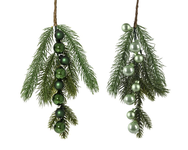 Ornament Branch 4.5cm - 2 Assorted