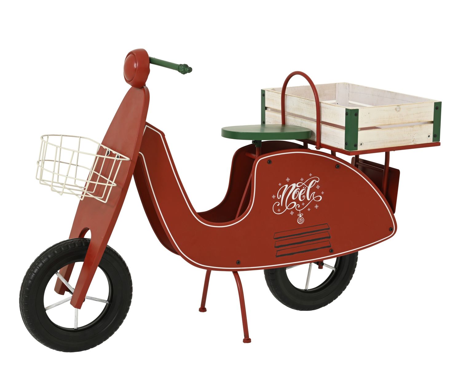 Vintage Look Motor Scooter Red