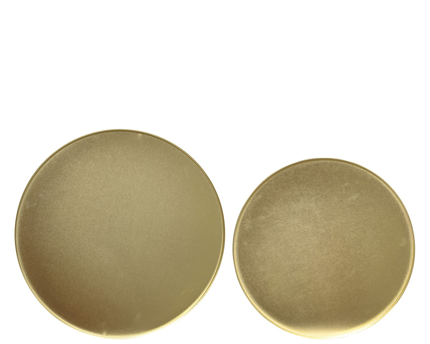 Deco Plate Tray Iron Gold