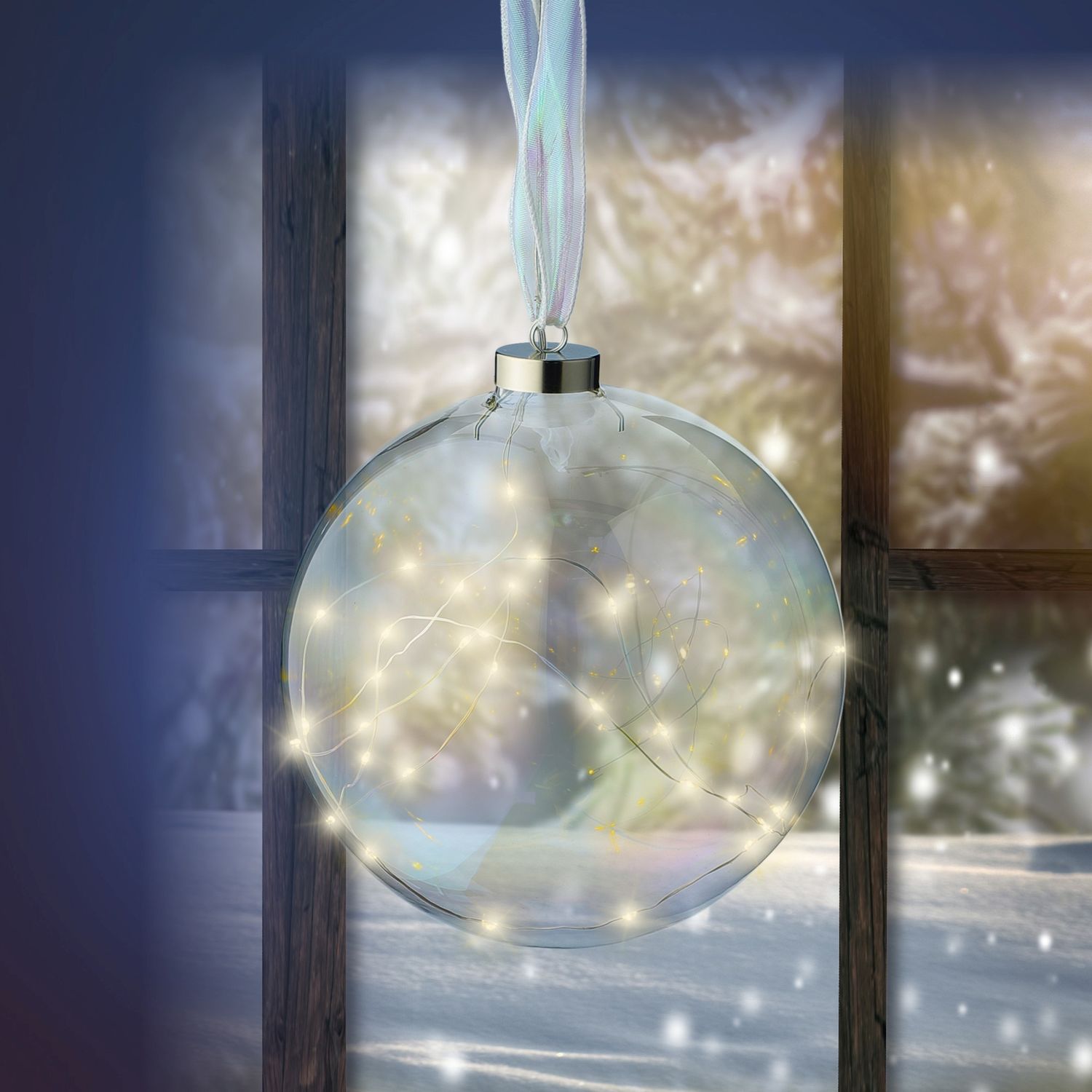 Micro LED Ball Iris 20cm Steady Indoor - Warm White